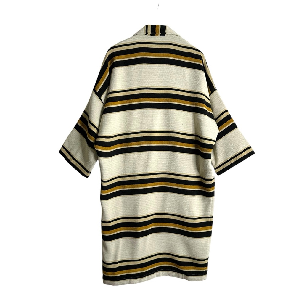 Anthropologie THE ODELLS Striped Cocoon Jacket Coatigan Oversized Size Small - Picture 7 of 15